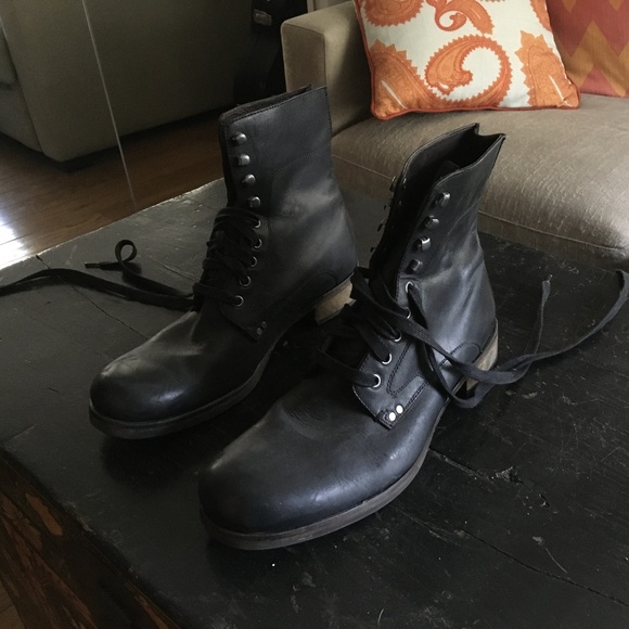 john varvatos lace up boots